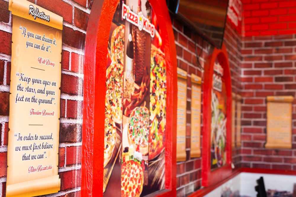 Pizza King wall art