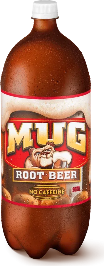 Mug Root Beer 2 liter bottle